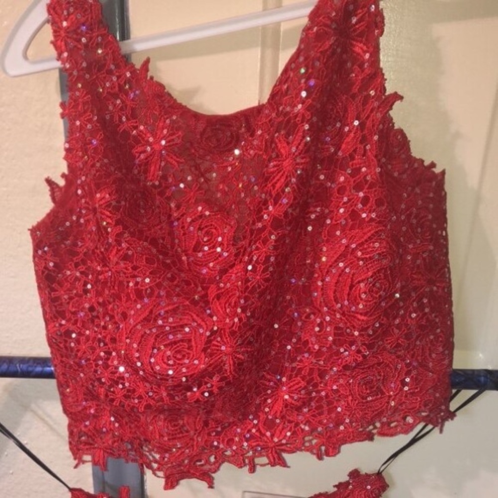 Red dress